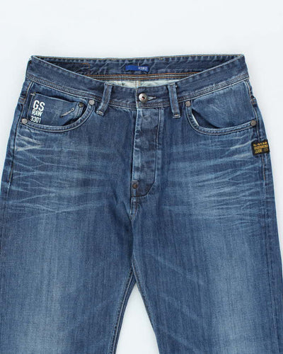Vintage Y2K G-Star Raw Dark Wash Relaxed Fit Jeans - W32 L33