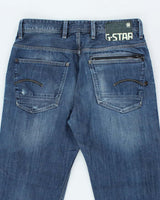 Vintage Y2K G-Star Raw Dark Wash Relaxed Fit Jeans - W32 L33