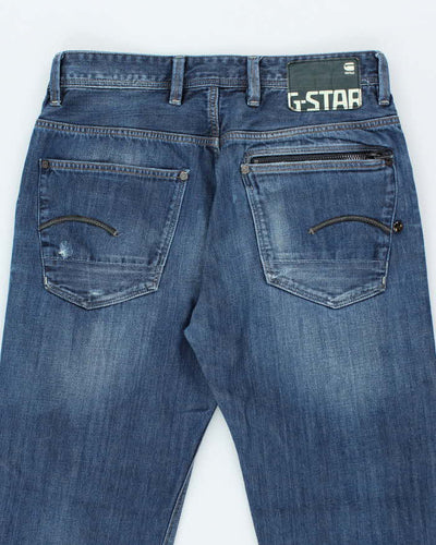 Vintage Y2K G-Star Raw Dark Wash Relaxed Fit Jeans - W32 L33