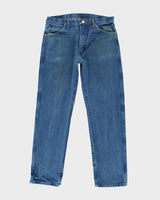 Vintage 90's Wrangler Dark Wash Relaxed Fit Jeans - W34 L30
