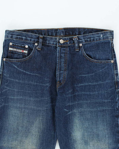 Vintage Y2K Diesel Relaxed Fit Dark Wash Jeans - W34 L33