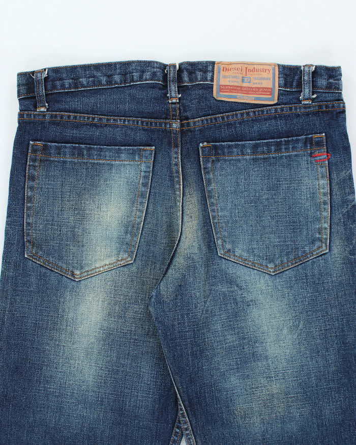 Vintage Y2K Diesel Relaxed Fit Dark Wash Jeans - W34 L33