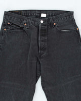 Vintage Levi's 501 Black Jeans - W32 L36