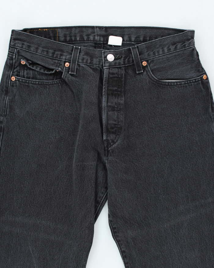 Vintage Levi's 501 Black Jeans - W32 L36