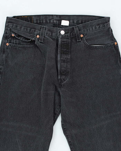 Vintage Levi's 501 Black Jeans - W32 L36