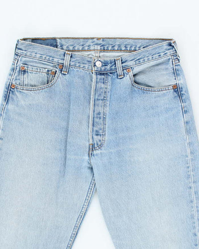 Vintage 90's Levi's 501 Light Wash Denim Jeans - W33 L30