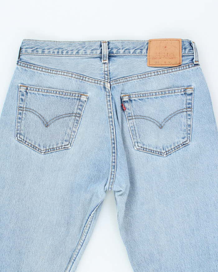 Vintage 90's Levi's 501 Light Wash Denim Jeans - W33 L30