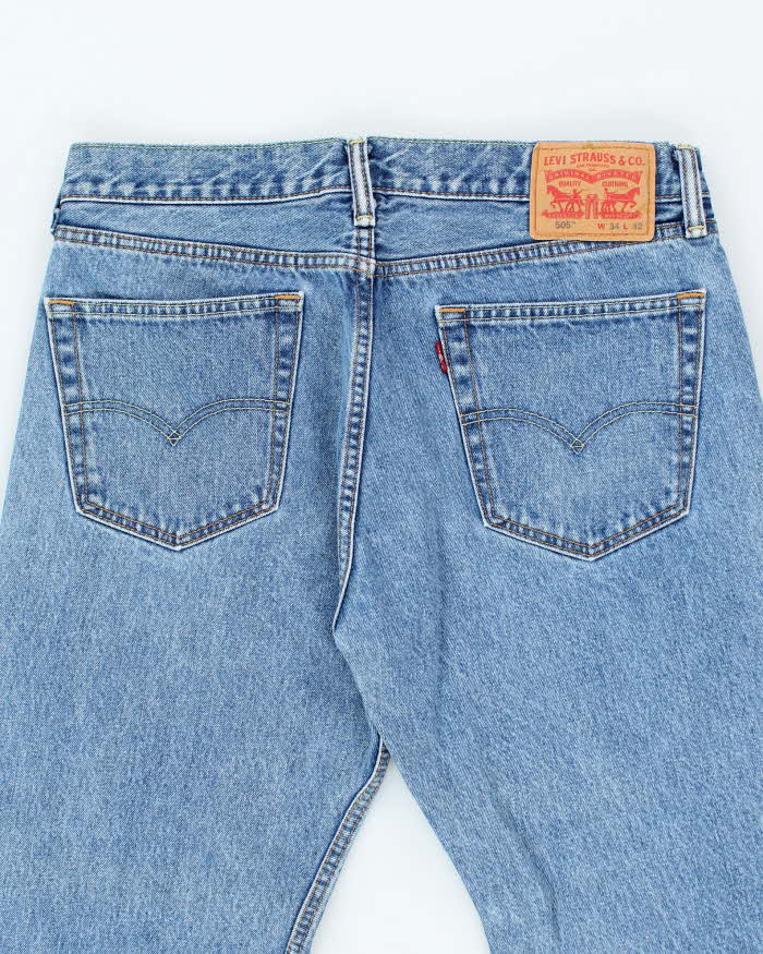 Vintage 90's Levi's 505 Medium Wash Denim Jeans - W32 L30