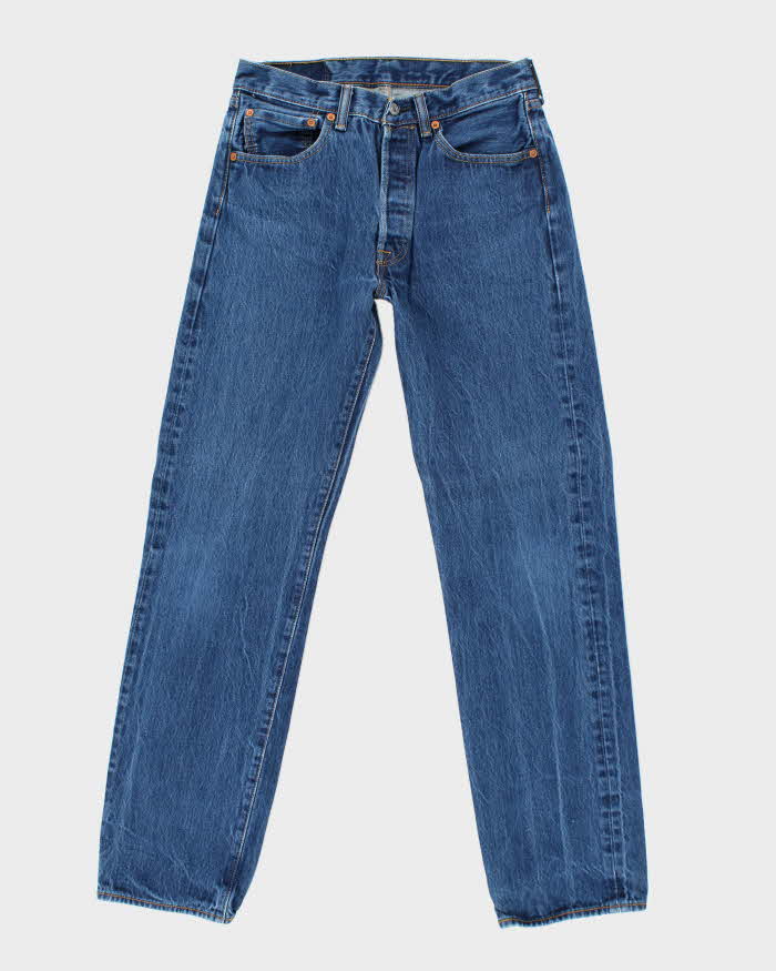 Vintage Levi's 501 Dark Wash Wash Denim Jeans - W28 L31