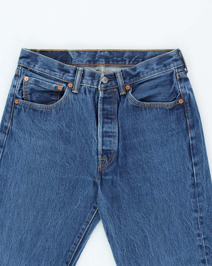 Vintage Levi's 501 Dark Wash Wash Denim Jeans - W28 L31