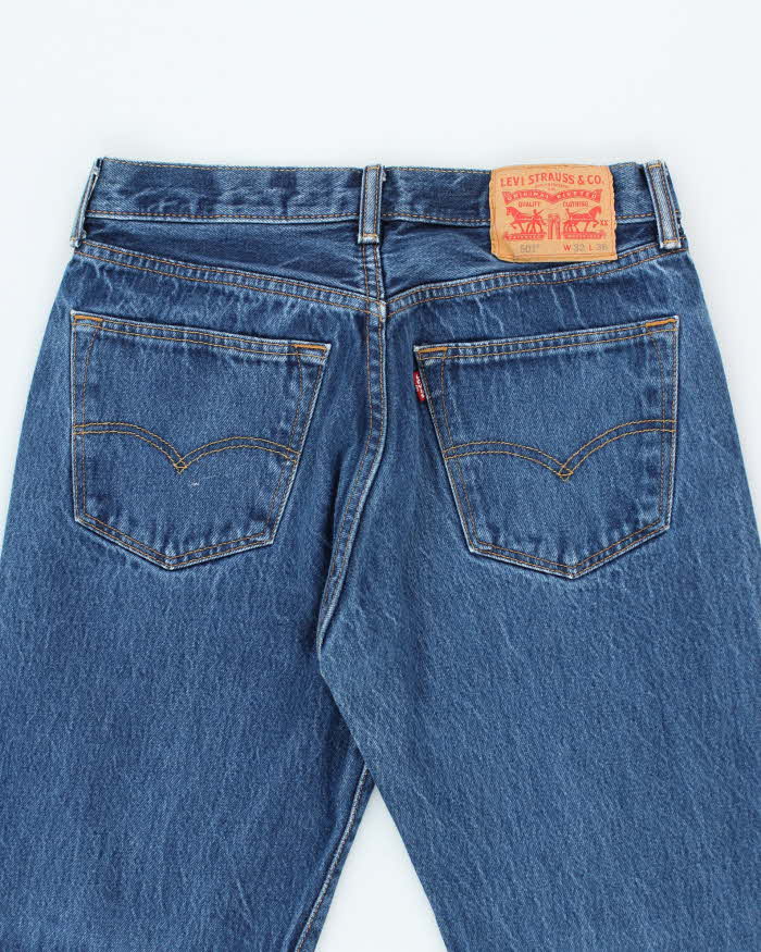 Vintage Levi's 501 Dark Wash Wash Denim Jeans - W28 L31