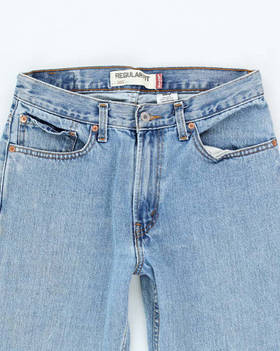 Vintage Levi's 505 Light Wash Wash Denim Jeans - W31 L29