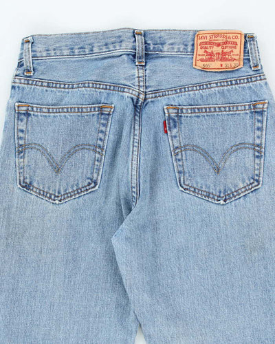 Vintage Levi's 505 Light Wash Wash Denim Jeans - W31 L29