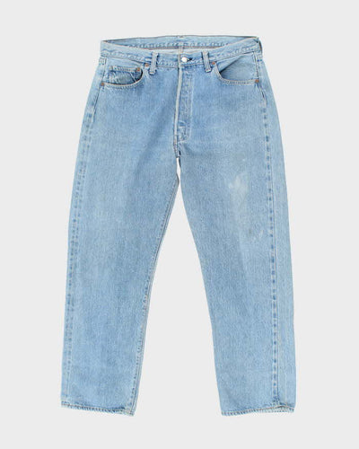 Vintage 90's Levi's Light Wash Relaxed Fit Selvedge Jeans - W32 L28
