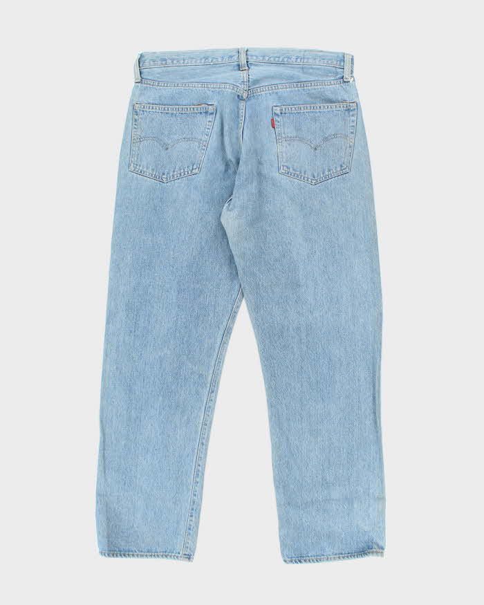 Vintage 90's Levi's Light Wash Relaxed Fit Selvedge Jeans - W32 L28