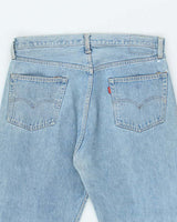 Vintage 90's Levi's Light Wash Relaxed Fit Selvedge Jeans - W32 L28