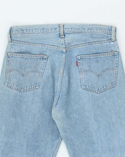 Vintage 90's Levi's Light Wash Relaxed Fit Selvedge Jeans - W32 L28