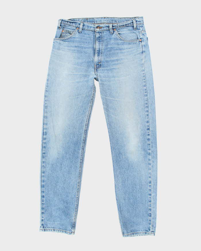 Vintage 90's Levi's 505 Orange Tab Straight Leg Light Wash Jeans - W36 L34