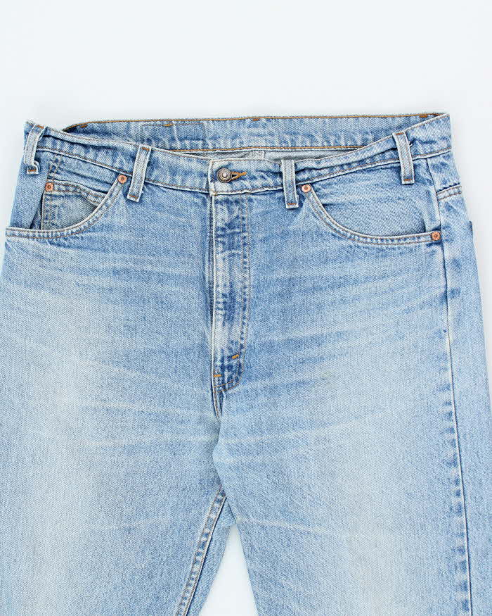 Vintage 90's Levi's 505 Orange Tab Straight Leg Light Wash Jeans - W36 L34