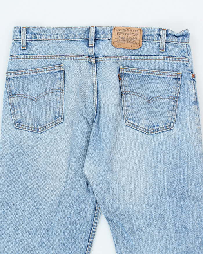 Vintage 90's Levi's 505 Orange Tab Straight Leg Light Wash Jeans - W36 L34