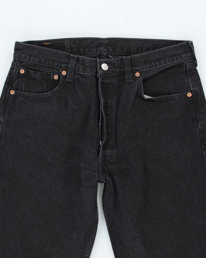 Vintage 90s Levi's 501 Black Jeans - W32 L32 – Rokit