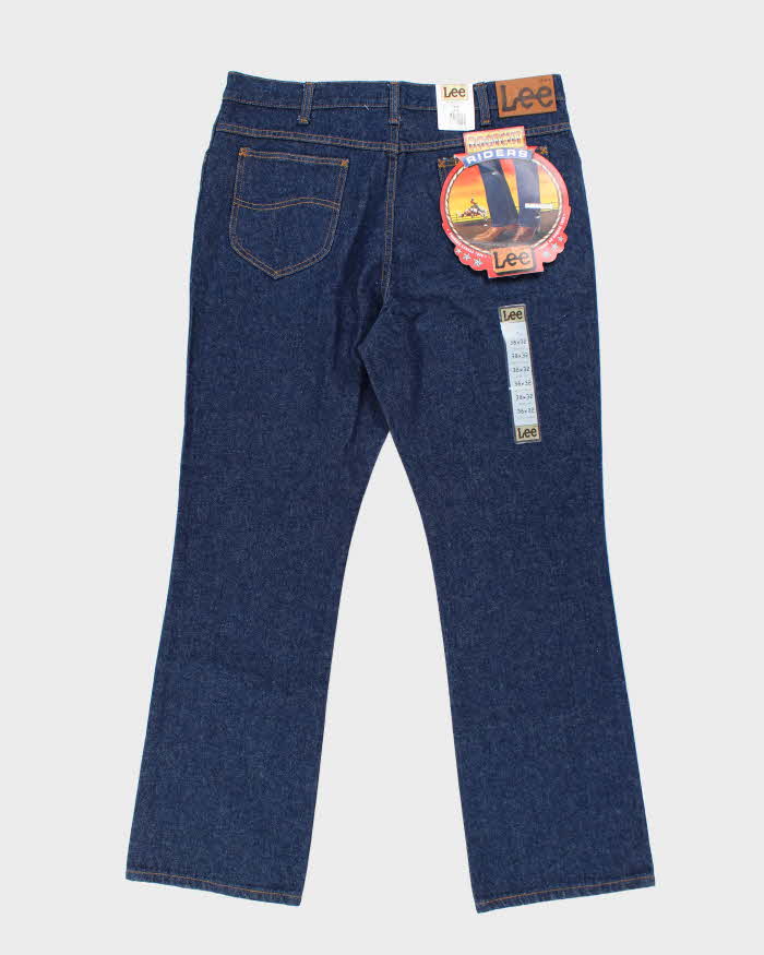 Vintage 90's Lee Bootcut Riders Dark Wash Denim Jean - W36 L32