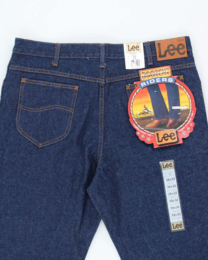 Vintage 90's Lee Bootcut Riders Dark Wash Denim Jean - W36 L32