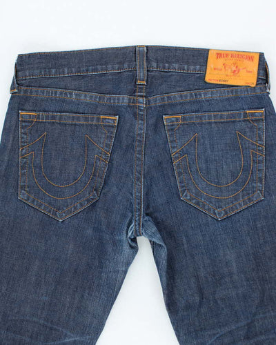 Vintage Y2K True Religion Dark Wash Baggy Jeans - W38 L35