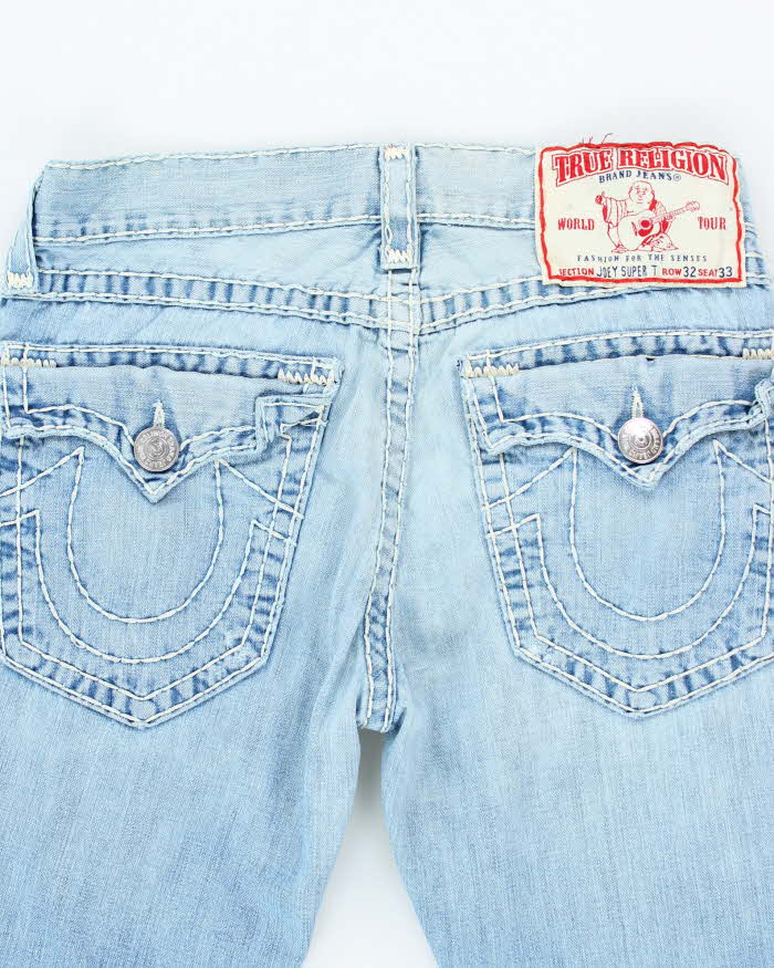 Vintage Y2K True Religion Bootcut Light Wash Jeans - W32 L28