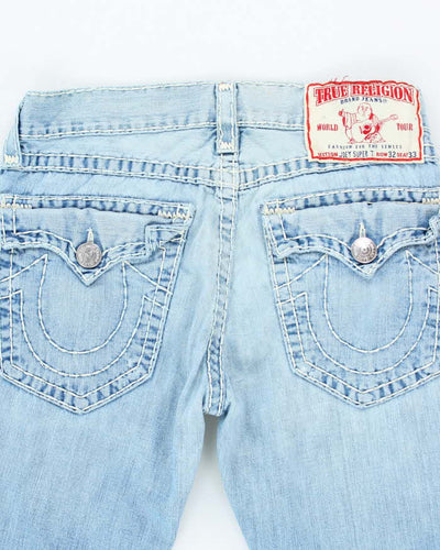 Vintage Y2K True Religion Bootcut Light Wash Jeans - W32 L28