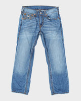 Vintage Y2K True Religion Straight Light Wash Jeans - W32 L28