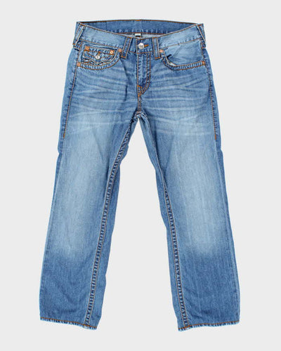 Vintage Y2K True Religion Straight Light Wash Jeans - W32 L28