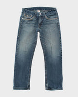 Vintage Y2K True Religion Dark Wash Straight Leg Jeans - W34 L30