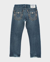 Vintage Y2K True Religion Dark Wash Straight Leg Jeans - W34 L30