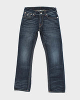 Vintage Y2K True Religion Dark Wash Straight Leg Jeans - W32 L30