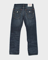 Vintage Y2K True Religion Dark Wash Straight Leg Jeans - W32 L30