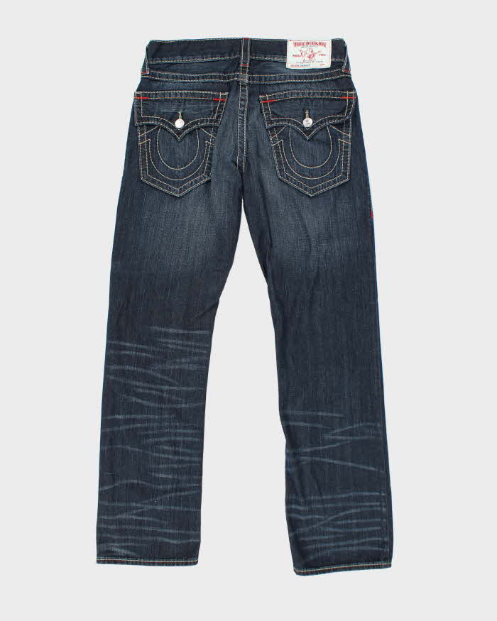 Vintage Y2K True Religion Dark Wash Straight Leg Jeans - W32 L30