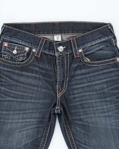 Vintage Y2K True Religion Dark Wash Straight Leg Jeans - W32 L30
