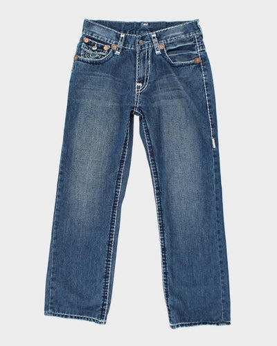 Vintage Y2K True Religion Medium Wash Straight Leg Jeans - W28 L28