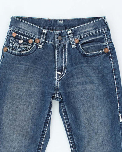 Vintage Y2K True Religion Medium Wash Straight Leg Jeans - W28 L28