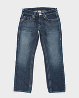 Vintage Y2K True Religion Medium Wash Straight Leg Jeans - W34 L32