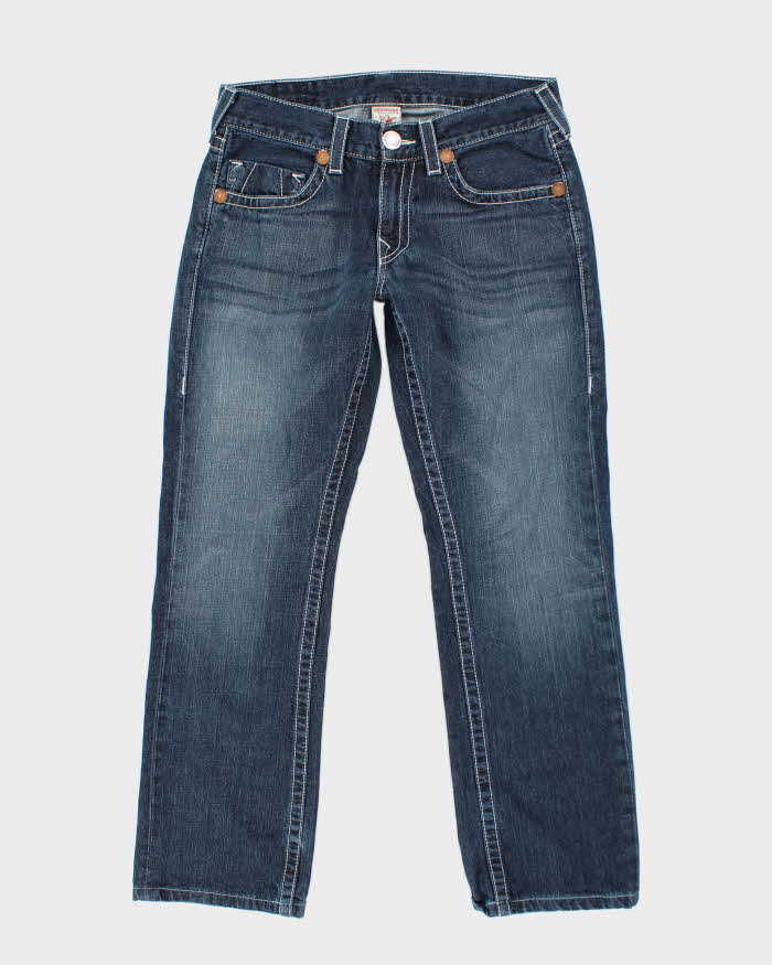 Vintage Y2K True Religion Medium Wash Straight Leg Jeans - W34 L32