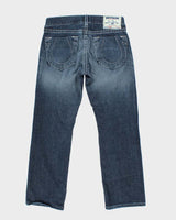 Vintage Y2K True Religion Medium Wash Straight Leg Jeans - W34 L32