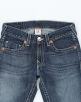 Vintage Y2K True Religion Medium Wash Straight Leg Jeans - W34 L32