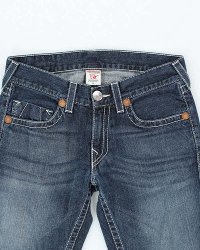 Vintage Y2K True Religion Medium Wash Straight Leg Jeans - W34 L32