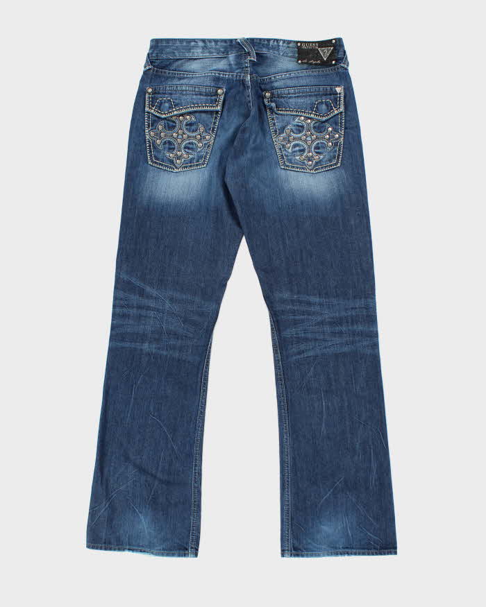 Vintage Y2K Guess Jeans Slim Boot Medium Wash Jeans - W32 L31