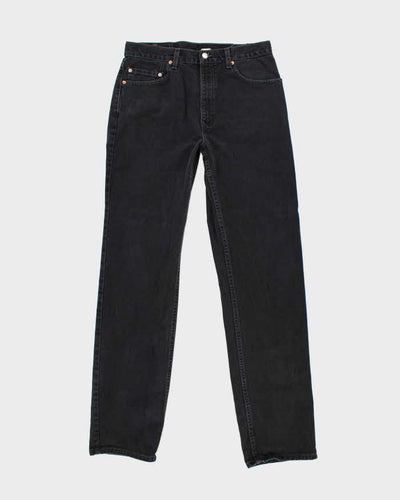 Vintage 90's Levi's 505 Black Wash Relaxed Fit Jeans - W32 L33