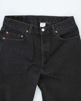 Vintage 90's Levi's 505 Black Wash Relaxed Fit Jeans - W32 L33