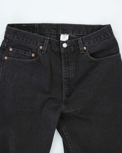 Vintage 90's Levi's 505 Black Wash Relaxed Fit Jeans - W32 L33