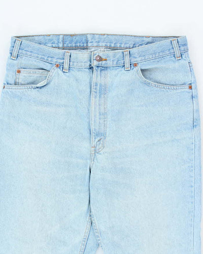 Vintage 90's Levi's Orange Tab Straight Fit Light Wash Jeans - W36 L31